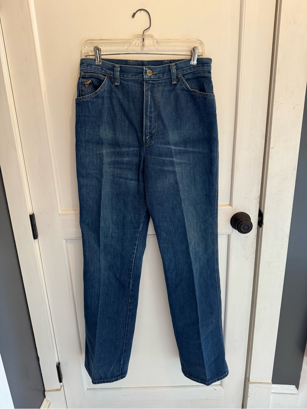 Vintage Wrangler No Fault Denim High-Rise Straight Leg